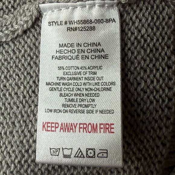 NWT LIFE IS GOOD 2pc Long Sleeve Pull Over Sweater And Shorts Sz L - Picture 10 of 11